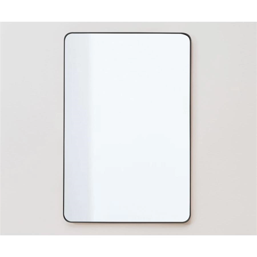 espelho retangular preto ibiza
