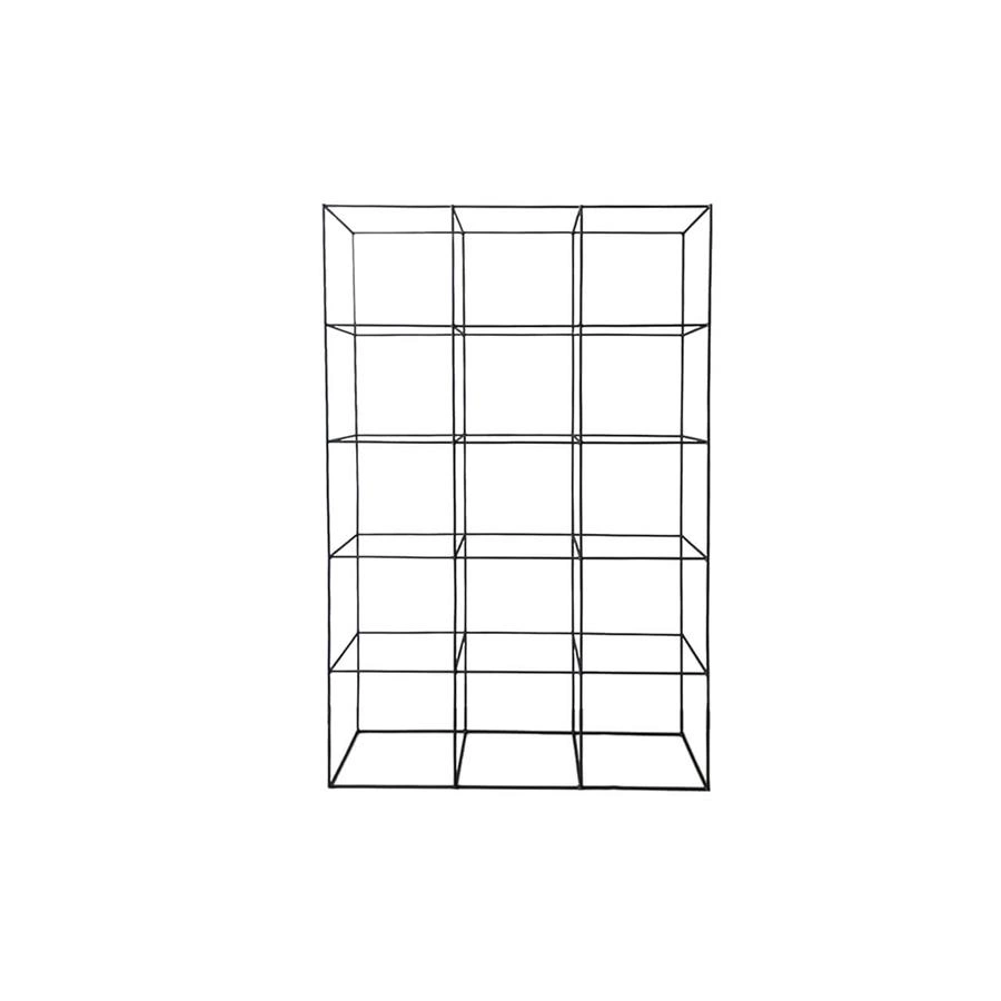 estante de metal vergalhão cubic