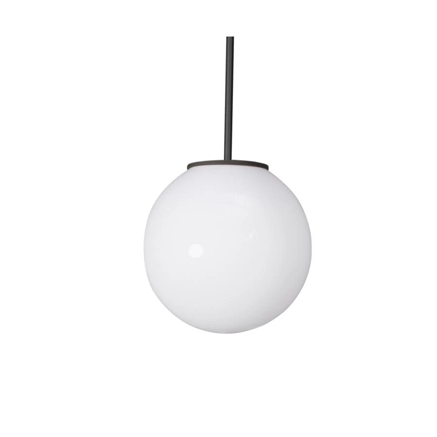 pendente bola de vidro branco 20cm cloud