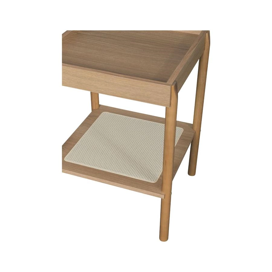 mesa lateral tampo bandeja e palha angra