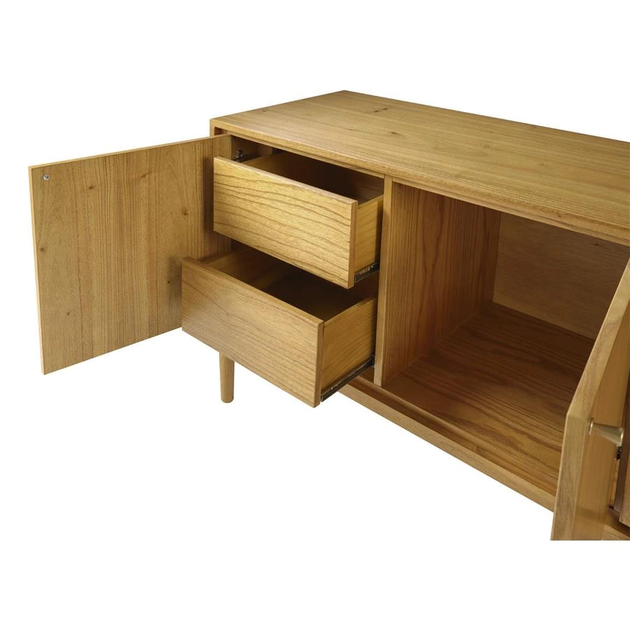 buffet em madeira cinamomo pleines