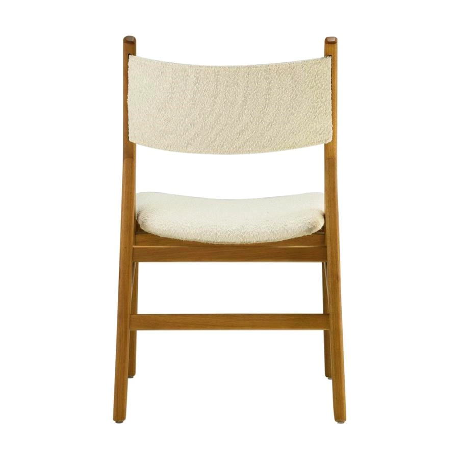 cadeira em tecido bouclê cine