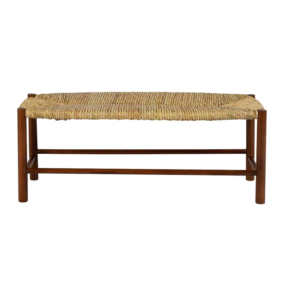 banco retangular de palha natural trancoso