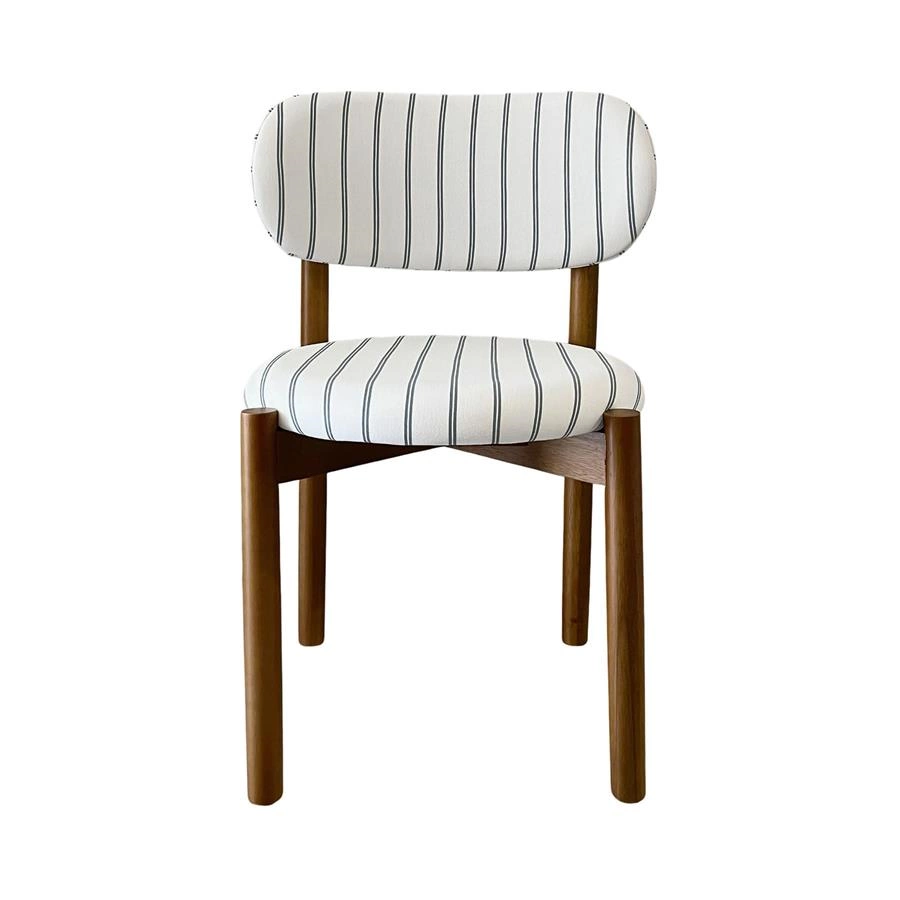 cadeira listrada toco (100% algodão)