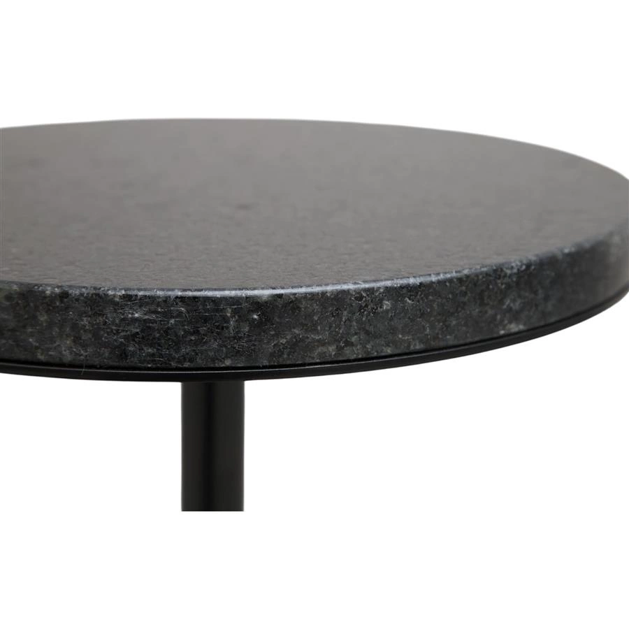 mesa lateral redonda granito preto noo