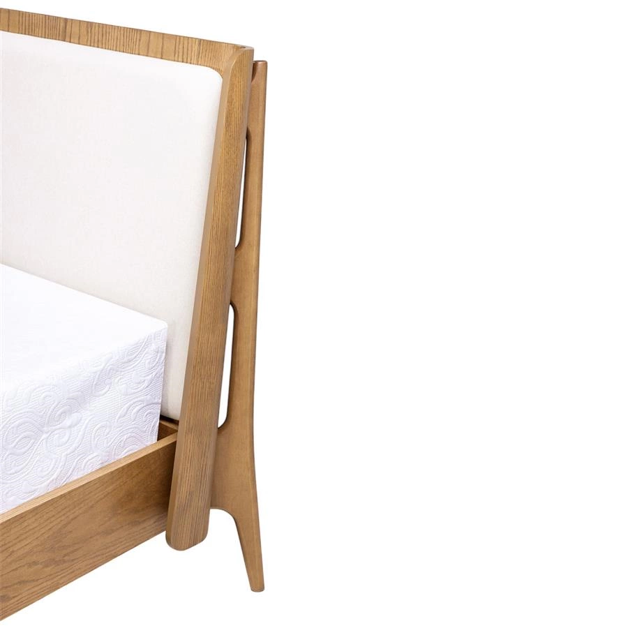 cama king em madeira carvalho linna